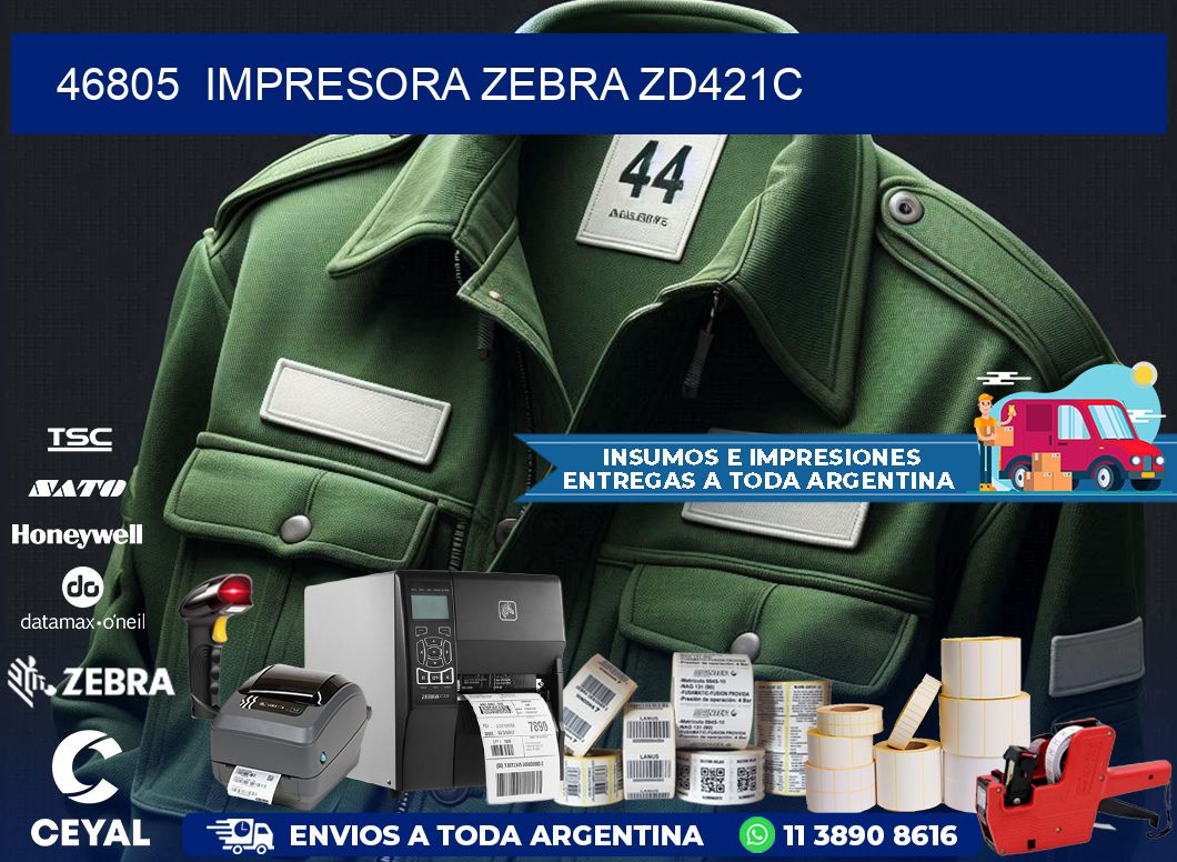 46805 Impresora Zebra zd421c