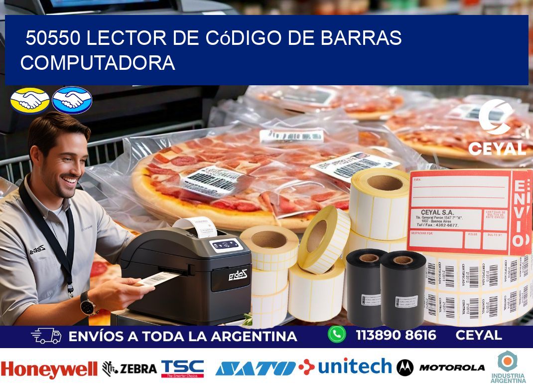 50550 Lector de código de barras computadora