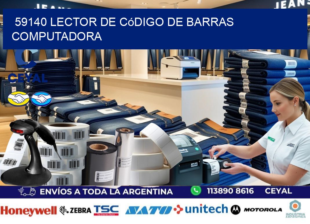 59140 Lector de código de barras computadora