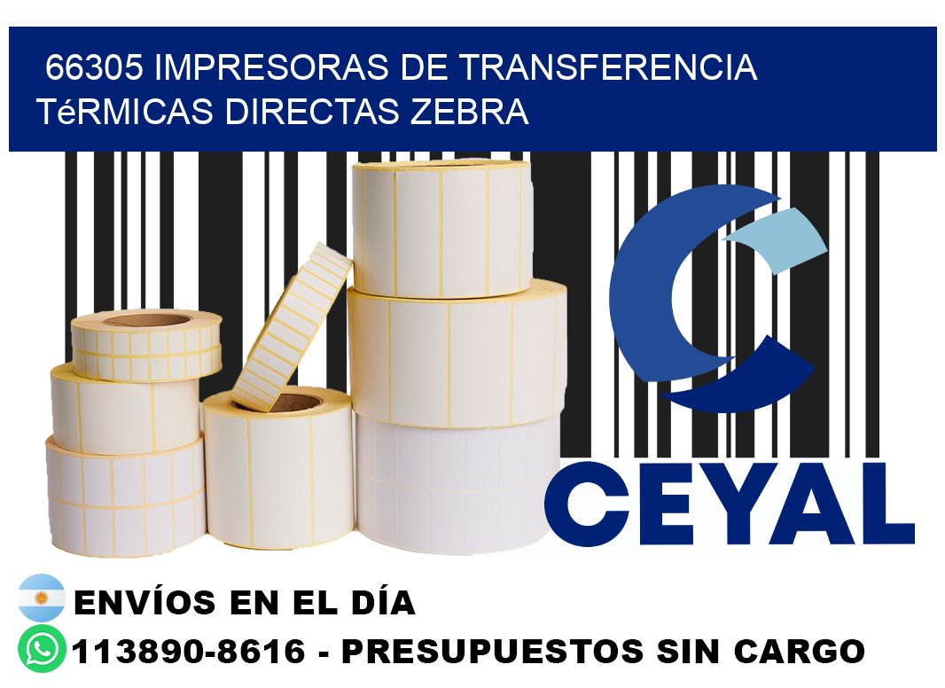 66305 impresoras de Transferencia térmicas directas zebra
