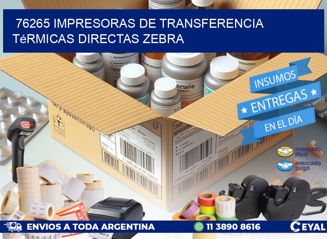76265 impresoras de Transferencia térmicas directas zebra