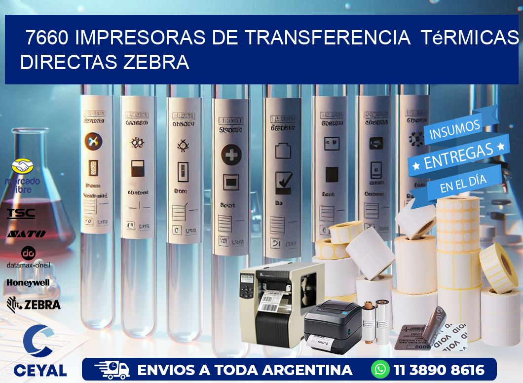 7660 impresoras de Transferencia  térmicas directas zebra
