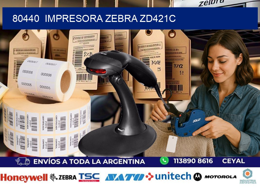 80440 Impresora Zebra zd421c