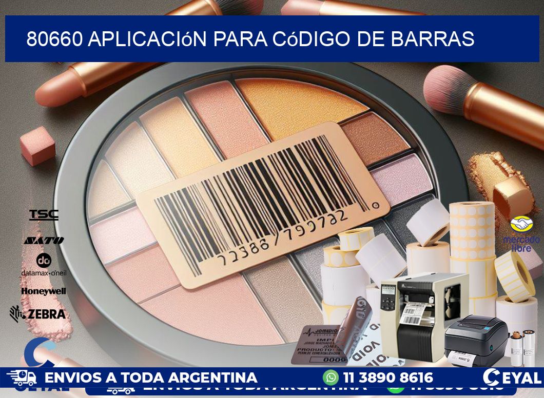 80660 Aplicación para código de barras