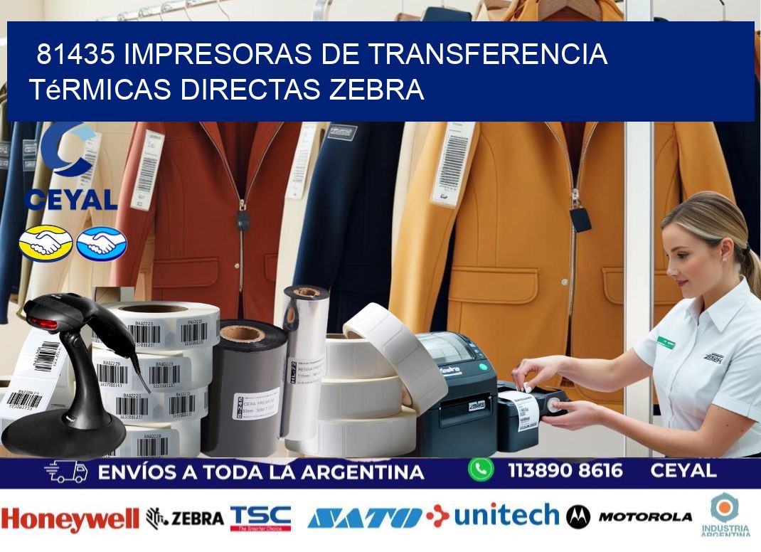 81435 impresoras de Transferencia  térmicas directas zebra