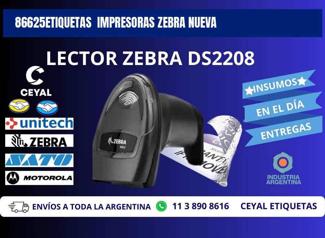 86625etiquetas  impresoras zebra nueva