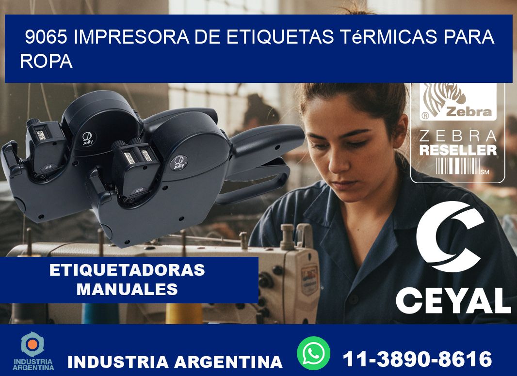 9065 impresora de etiquetas térmicas para ropa