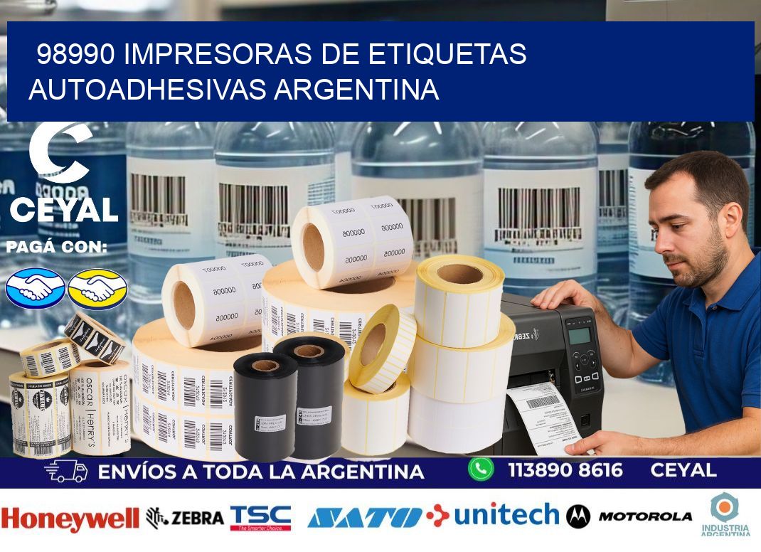 98990 Impresoras de etiquetas autoadhesivas argentina