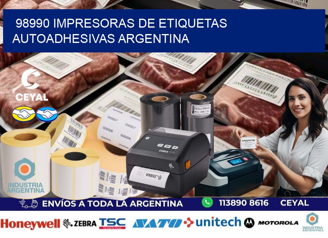 98990 Impresoras de etiquetas autoadhesivas argentina