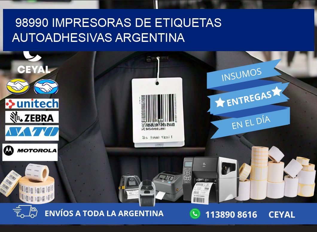 98990 Impresoras de etiquetas autoadhesivas argentina