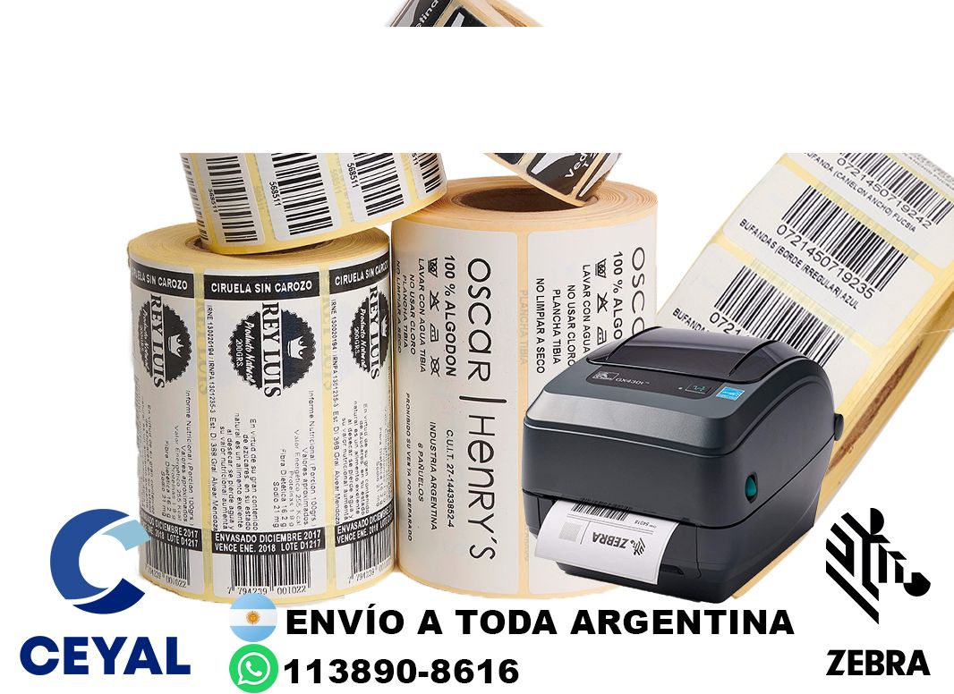 impresora DATAMAX + 55795 etiquetas + ribbon